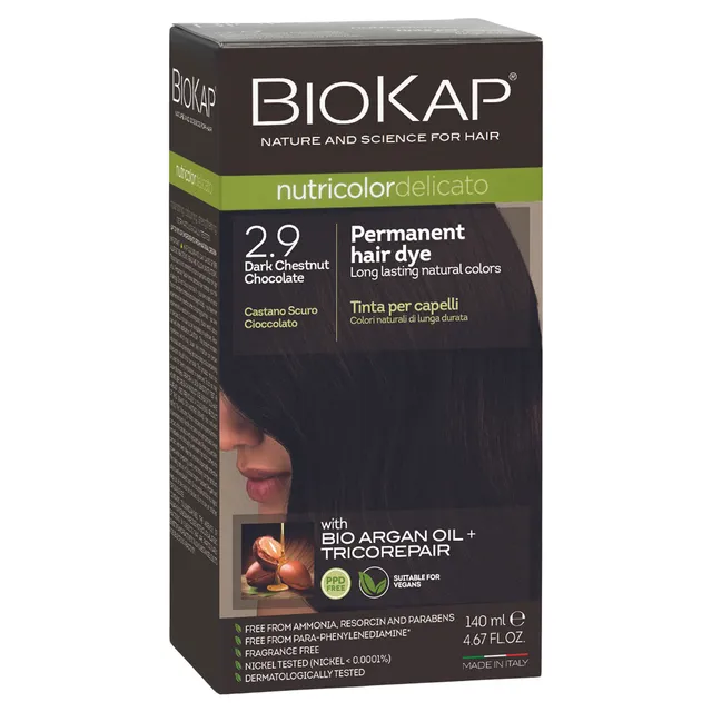BIOKAP Nutricolor Delicato 2.9 Permanent Hair Dye 140ml