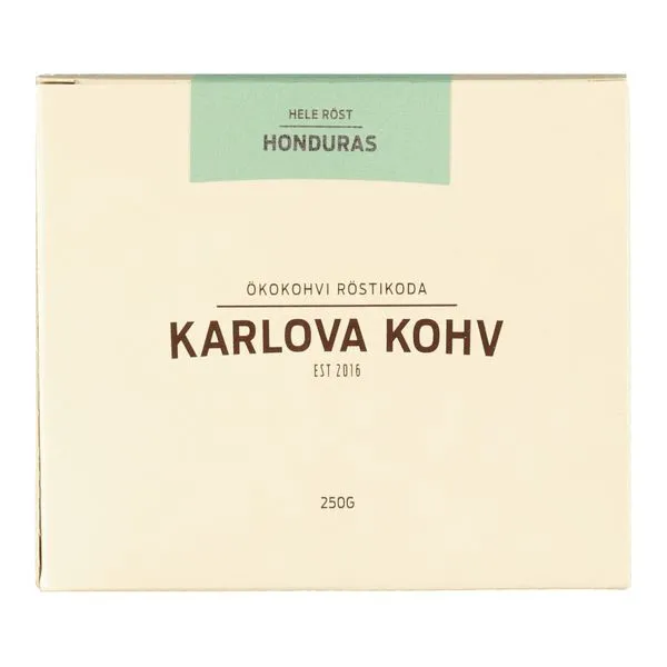 Kohvioad Honduras hele röst 250g