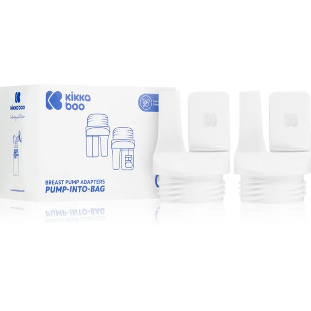 Kikkaboo Breast Pump Adapters Pump Into Bag adapter 2 tk
