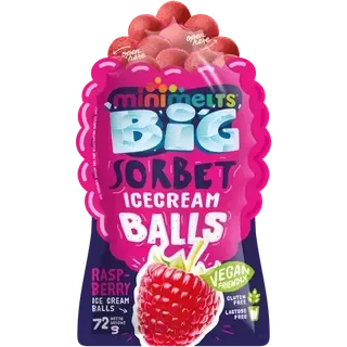 Minimelts Big Vaarikamaitselised Sorbetipallid 72 g