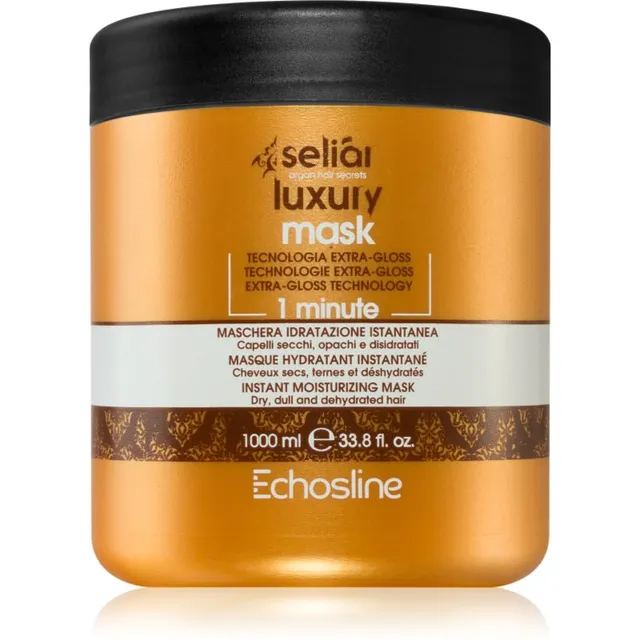 Echosline Seliár Luxury Toitev mask siledateks ja läikivateks juusteks 1000 ml