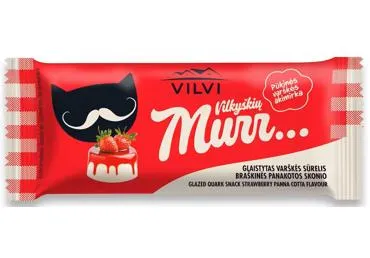 Glasuurkohuke maasika panna cotta MURR 40g