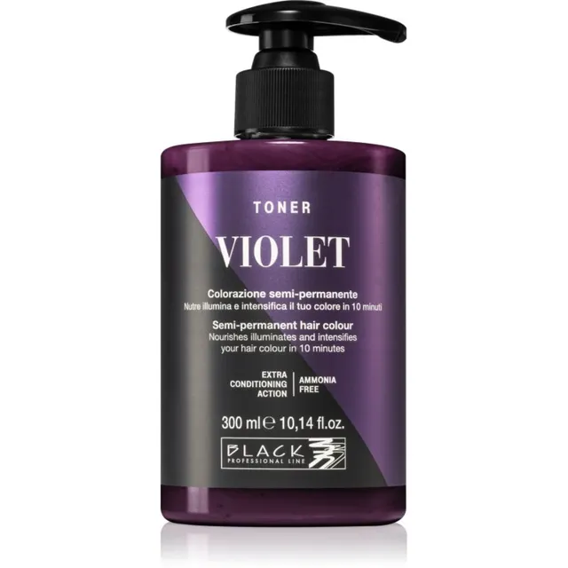 Black Professional Line Toner toonik looduslike toonide jaoks VIolet 300 ml