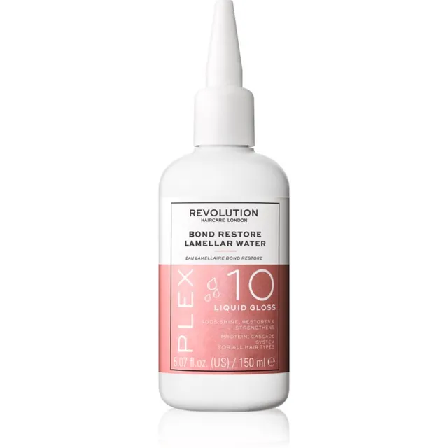 Revolution Haircare Plex No.10 Bond Restore Lamellar Water Intensiivne taastav hooldus kahjustatud ja habrastele juustele 150 ml