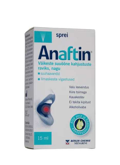 Anaftin suuõõne sprei 15 ml