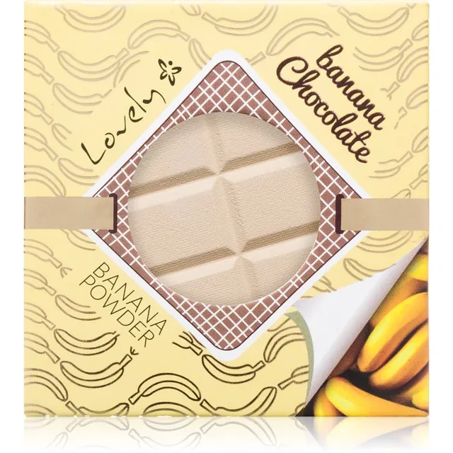 Lovely Banana Chocolate Kompaktpuuder ühtlase nahatooni jaoks 9 g