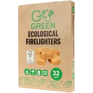 Süütekuubikud, GO GREEN, 32 tk