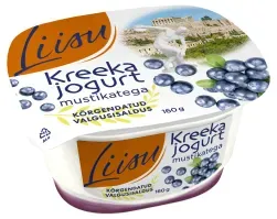 Liisu Kreeka jogurt mustika 160g