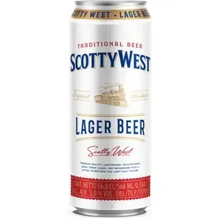 Scotty West Lager hele õlu 5%vol 568 ml