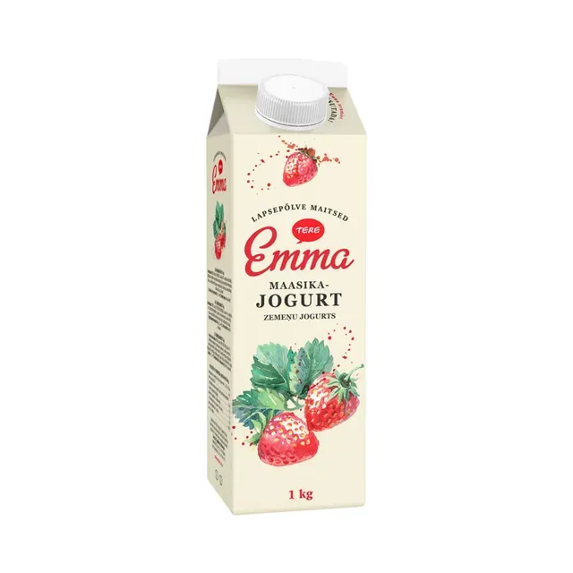 Maasikajogurt, EMMA, 1 L