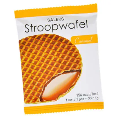 Vahvlid peh. kar.täid. Stroopwafel Saleks 33g