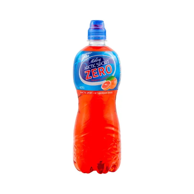Spordijook Zero Punane greip magusainetega sportkorgiga, ARCTIC SPORT, 750 ml