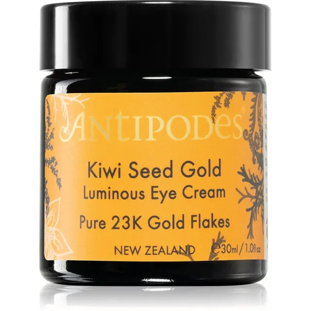 Antipodes Kiwi Seed Gold Luminous Eye Cream Helendav silmakreem kullaga 30 ml