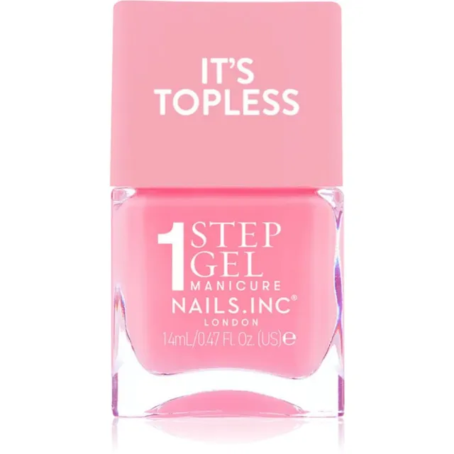 Nails Inc. It’s Topless Geelküünelakk pikaajalise mõjuga varjund Allegra 14 ml