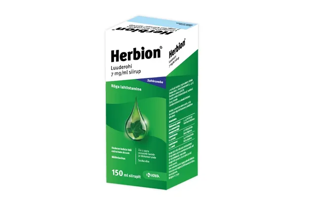 HERBION LUUDEROHI SIIRUP 7MG/ML 150 ml