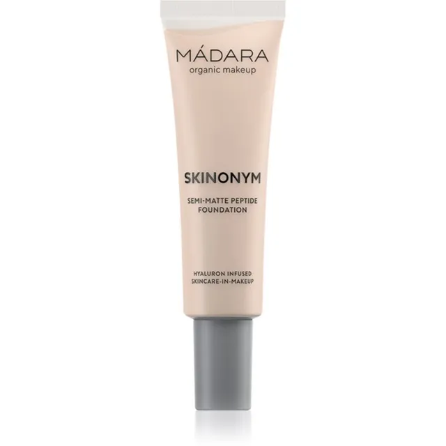 MÁDARA Skinonym Semi-Matte Peptide Kauapüsiv jumestuskreem peptiididega varjund #25 Linen 30 ml