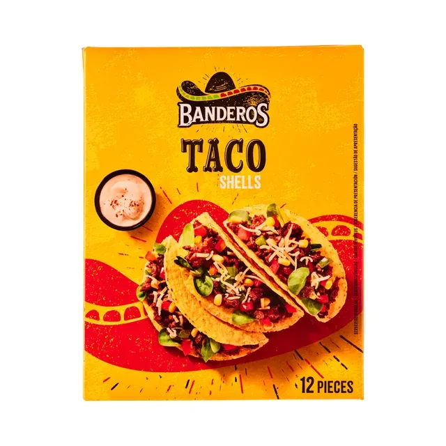 Tex Mex taco shells, BANDEROS, 135 g