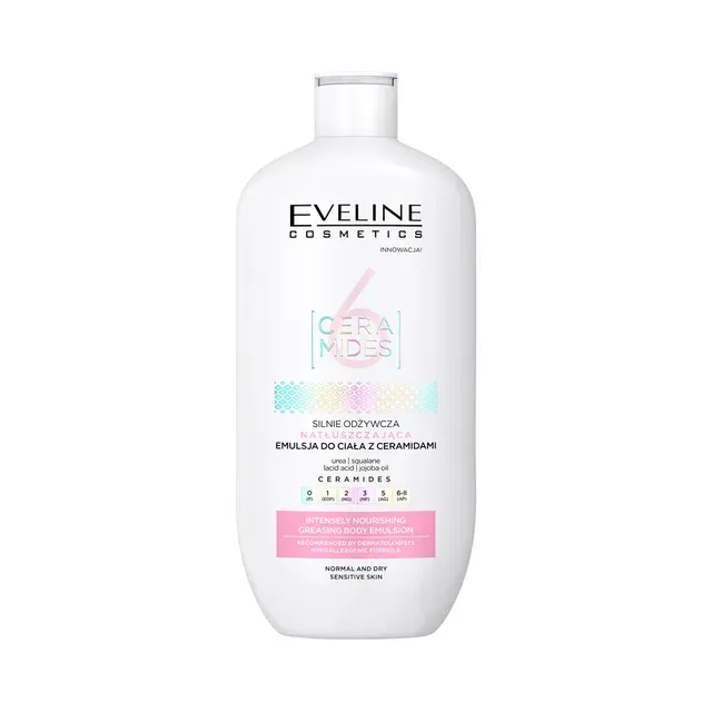 Kehakreem 6 Ceramides toitev, EVELINE COSMETICS, 350ml