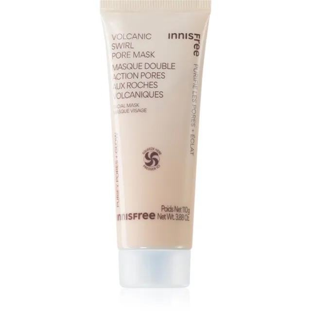 innisfree Volcanic Swirl Pore Mask Päevamask niisutamiseks ja pooride minimeerimiseks 110 g