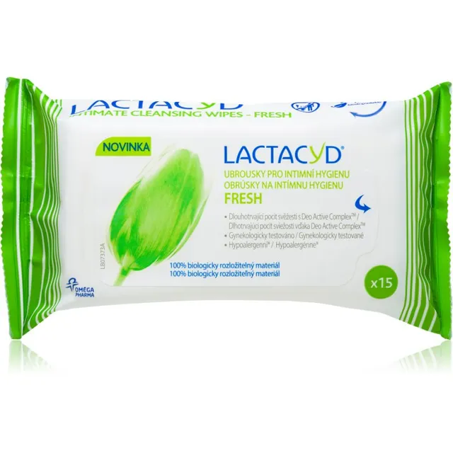 Lactacyd Fresh Intiimpuhastussalvrätikud 15 tk