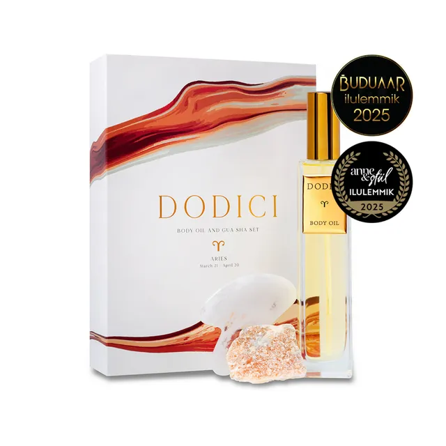 DODICI  kehaõli ja gua sha komplekt