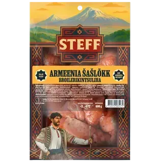 STEFF Armeenia Šašlõkk Broilerikintsulihast 600g