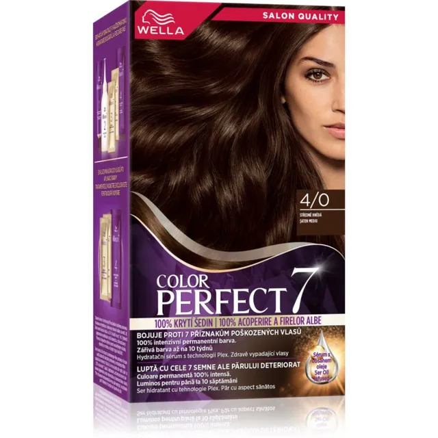 Wella Color Perfect Juuksevärv varjund 4/0 Medium Brown 1 tk