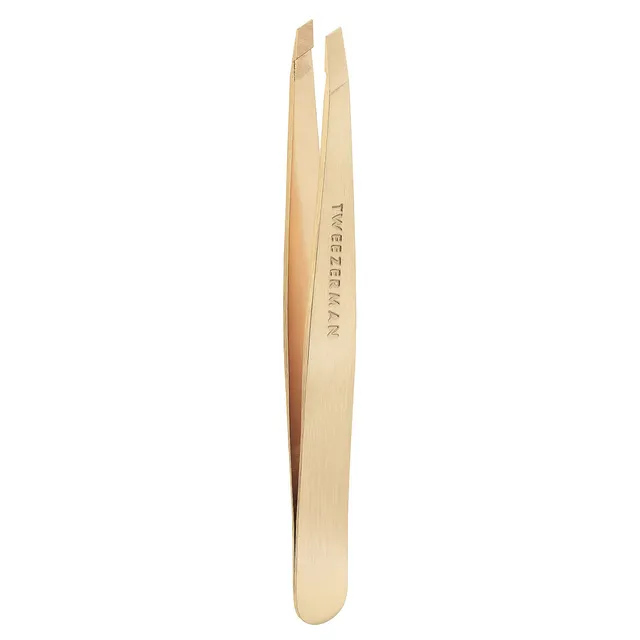 TWEEZERMAN Champagne Slant Tweezer