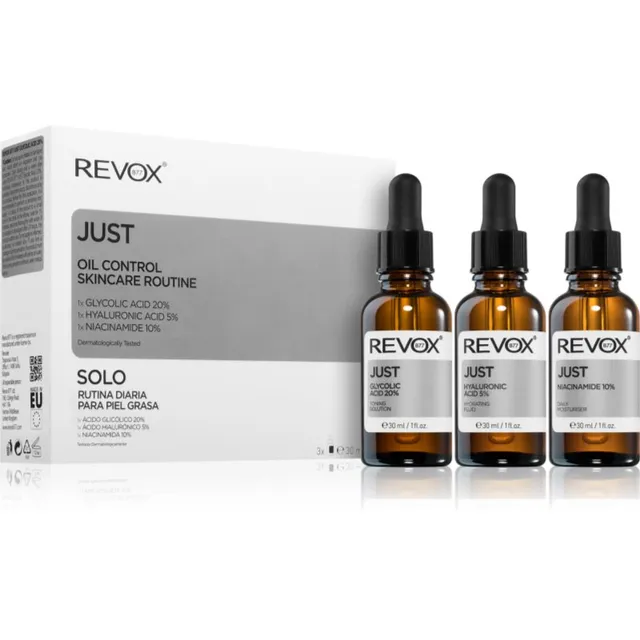Revox B77 JUST Oil Control Skincare Routine komplekt rasusele nahale