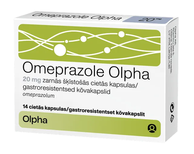 OMEPRAZOLE OLPHA GASTRO. KÕVAKAPS 20MG N14