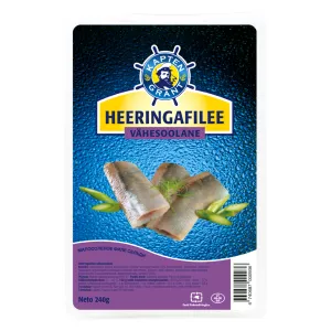 Kapten Grant Heeringafilee Vähesoolane 240g