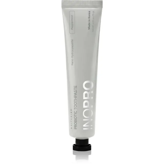 InoPro Probiotic Toothpaste Valgendav hambapasta ilma fluoriidita maitse Peppermint 75 g