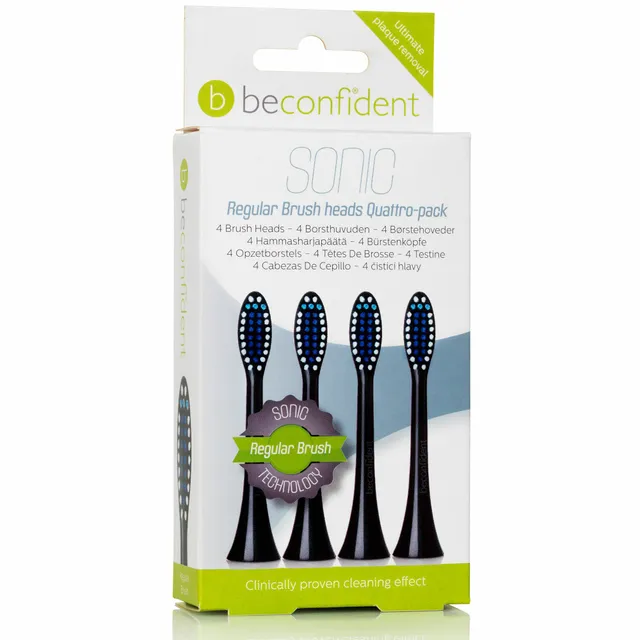 Beconfident® Sonic Toothbrush Heads 4-pack Regular hambaharja otsikute komplekt