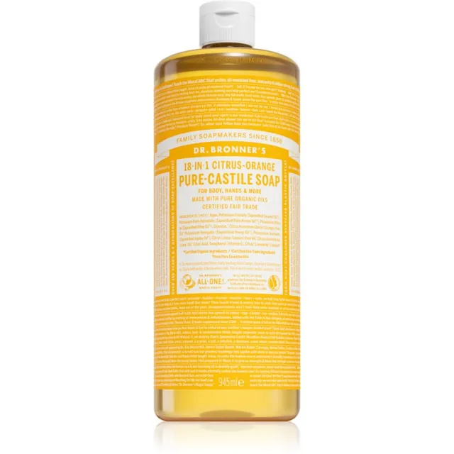 Dr. Bronner’s Citrus & Orange Universaalne vedelseep 945 ml