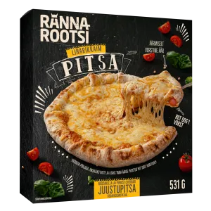 Hot dogi pitsa mozzarella ja cheddari juustuga, RANNAROOTSI, 531 g