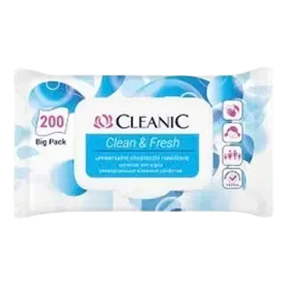 Universaalsed niisked salvratikud Cleanic 200tk