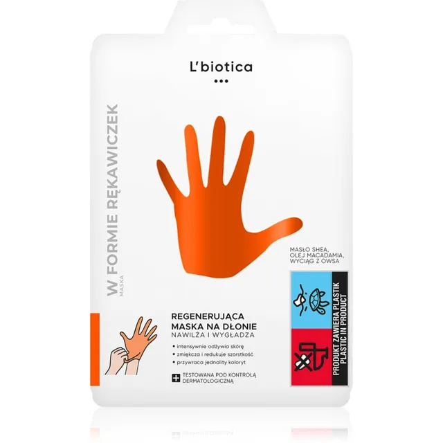 L’biotica Masks Taastav kätemask kinnastes 26 g