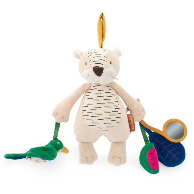 MOULIN ROTY Baboo the Tiger kontrastne rippuv mänguasi 0m+ 1 tk