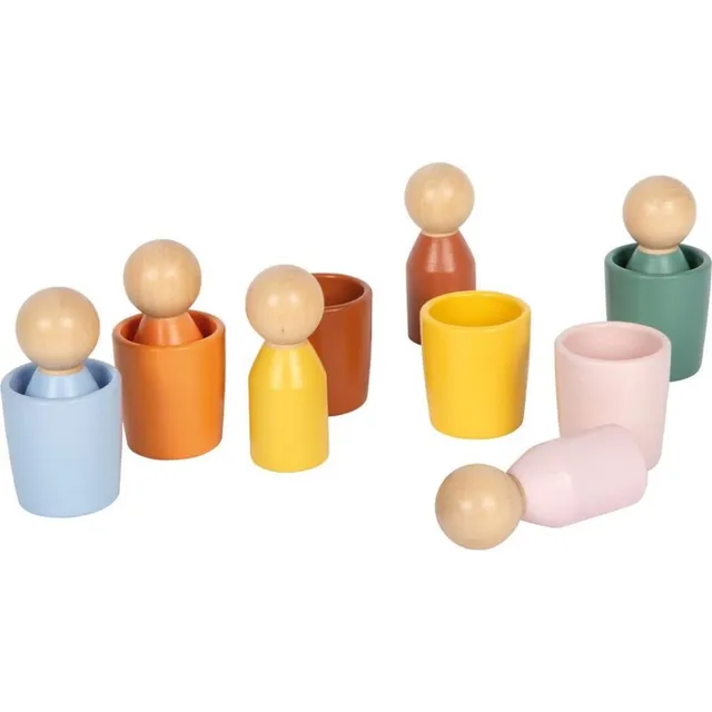 Small foot Montessori mänguasjade komplekt puidust 12m+ 12 tk