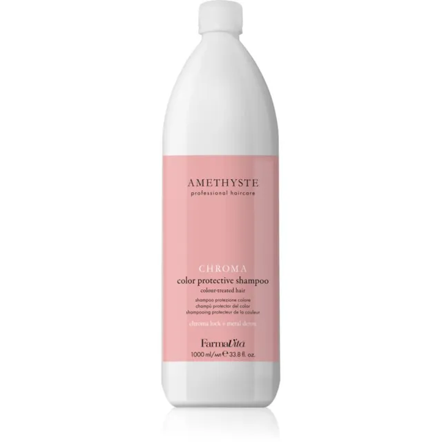 FarmaVita Amethyste Chroma Niisutav ja kaitsev šampoon värvitud juustele 1000 ml