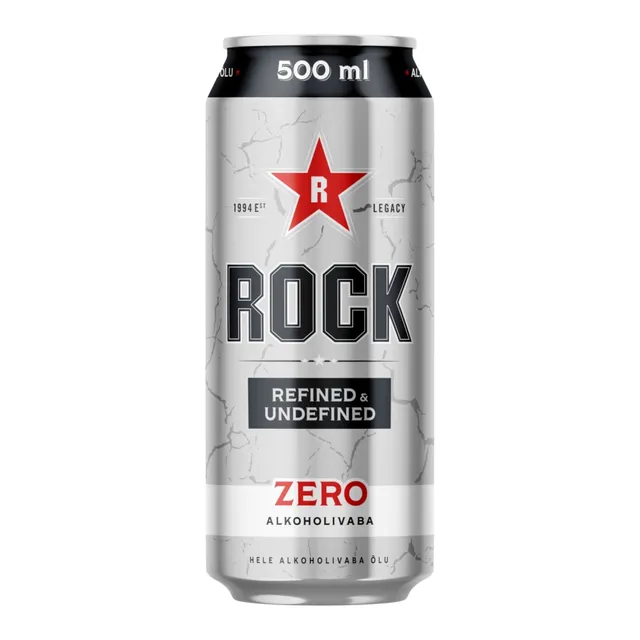 Alkoholivaba õlu Rock Zero, SAKU, 500 ml
