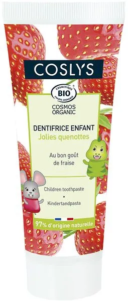 Maasikamaitseline hambapasta piimahammastele, ökoloogiline