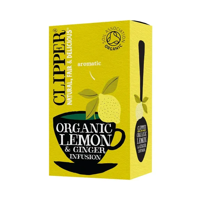 Tee sidruni ja ingveriga, 20tk, CLIPPER, 50 g
