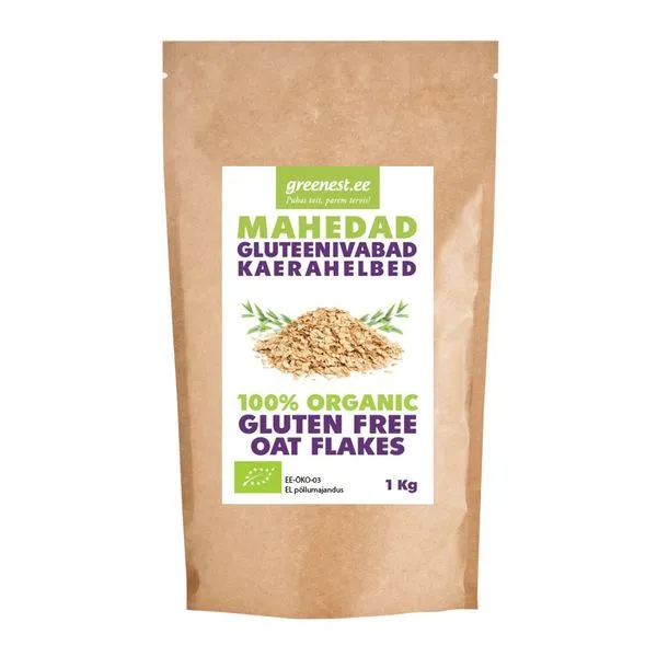 Mahedad gluteenivabad kaerahelbed 1kg