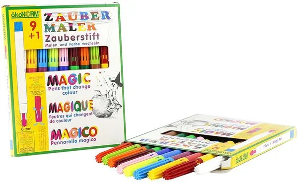 Viltpliiatsid MAGIC MARKERS, värvimuutvad