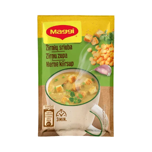 Kodune hernesupp saiakuubikutega, MAGGI, 22 g