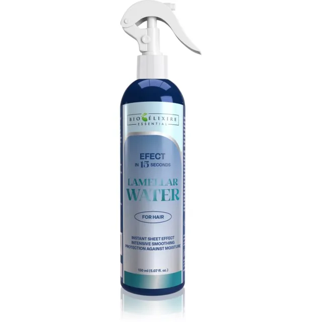 Bioélixire Lamellar Water lamellaarvesi säravate ja pehmete juuste jaoks 150 ml