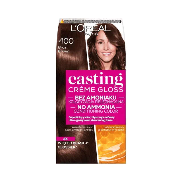 Poolpüsivärv Casting Creme 400 pruun, L´OREAL, 1 tk