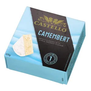 Valgehallitusjuust Danish Camembert, CASTELLO, 125 g