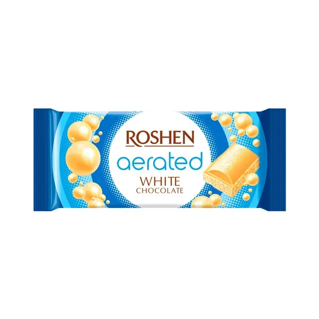 Õhuline valge šokolaad, ROSHEN, 80 g